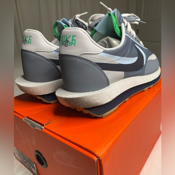 nike ldwaffle x sacai x clot cool grey